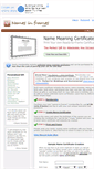 Mobile Screenshot of namesinframes.com